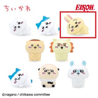 【ちいかわ】【Cうさぎ (寝そべり・舌ぺろ)】ちいかわ インテリアミニフィギュア４