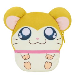 【とっとこハム太郎】【Cマフラーちゃん】とっとこハム太郎 ぬいぐるみポーチ