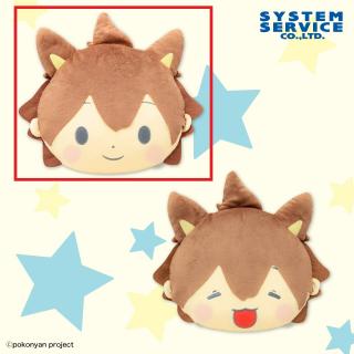 【セット配送】【Aぽこにゃん(ノーマル)】ぽこにゃん フェイスクッション