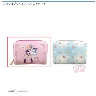 【プリキュア】【Aピンク】ふたりはプリキュア スクエアポーチ