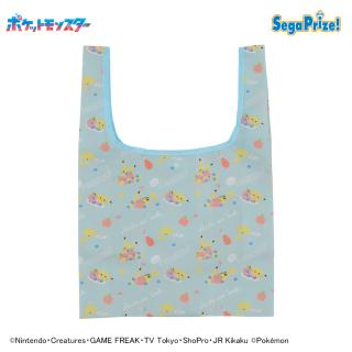 【ポケットモンスター】【Fグリーン（総柄）】ポケットモンスター　コンパクトエコバッグ