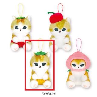 【mofusand】【Bパイナップルのおぱんつ】mofusand フルーツにゃんマスコットぬいぐるみ