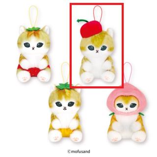 【mofusand】【Cさくらんぼにゃん】mofusand フルーツにゃんマスコットぬいぐるみ