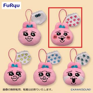 【おぱんちゅうさぎ】【Bピンク】おぱんちゅうさぎカラフルパンツフェイスマスコット