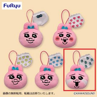 【おぱんちゅうさぎ】【E宇宙人】おぱんちゅうさぎカラフルパンツフェイスマスコット