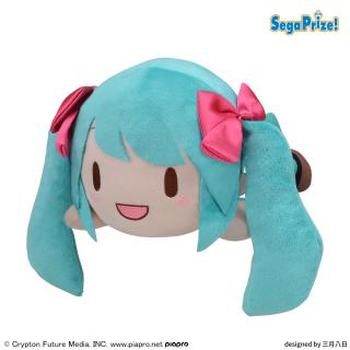 【初音ミク】【B初音ミク（にっこり）】初音ミクシリーズ　ふわぷち　寝そべり　Mぬいぐるみ“初音ミク 16th Anniversary”