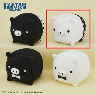 【サンエックス】【Cしろ(パンツ)】MONOKURO BOO ふわふわぬいぐるみBIG