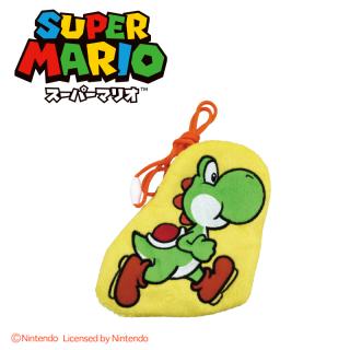【スーパーマリオ】【B歩き柄】スーパーマリオヨッシー 口金付コインケース