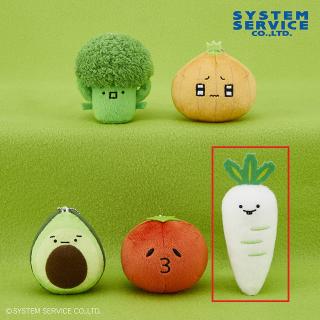 【E大根】FANS 自我が芽生えた野菜マスコットキーチェーン