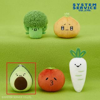 【Cアボカド】FANS 自我が芽生えた野菜マスコットキーチェーン