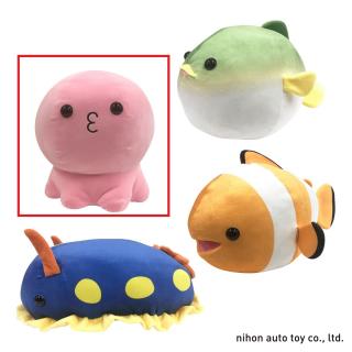 【Bタコ】もちぷに水族館しゅーごーぬいぐるみBIG8