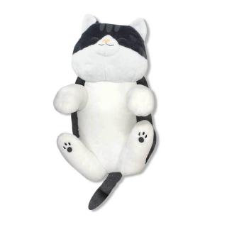 【B黒トラ猫】あおむけイヌネコぬいぐるみBIG