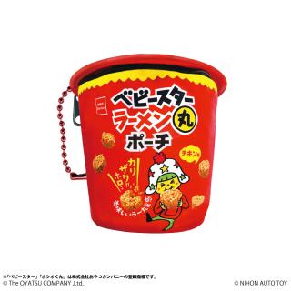 【ポーチ】おやつカンパニーベビースターラーメン丸ポーチ