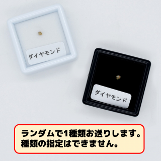 【ランダム発送(種類選択不可)】ダイヤモンド原石（ケース付き）