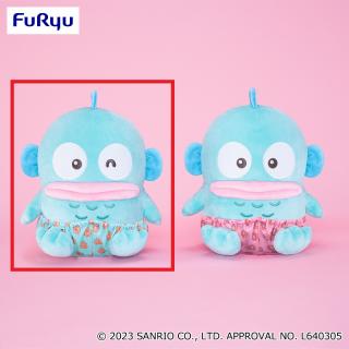【サンリオ】【Aブルー】ハンギョドン さゆりちゃんズボンBIGぬいぐるみ
