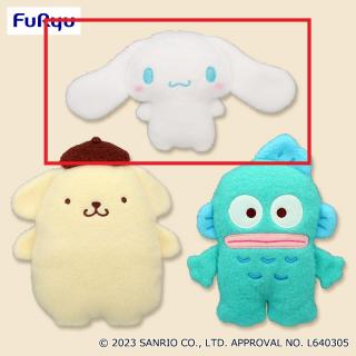 【サンリオ】【Aシナモロール】サンリオキャラクターズ ふわもこワッペンぬいぐるみ