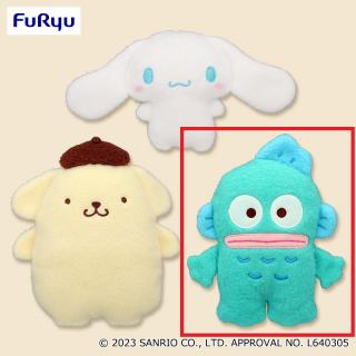 【サンリオ】【Cハンギョドン】サンリオキャラクターズ ふわもこワッペンぬいぐるみ