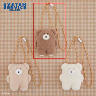 【ほっこりモコモカ】【Aモカ】ほっこりモコモカ ぬいぐるみポシェット