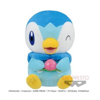 【ポケットモンスター】【ポッチャマ】ポケットモンスター もぐもぐタイム めちゃでかポッチャマぬいぐるみ