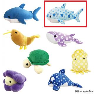 【Fサメ(星柄)】もちぷに水族館ぬいぐるみ～SPver.～