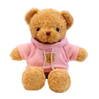 【Eピンク】パーカーベア30cmぬいぐるみ