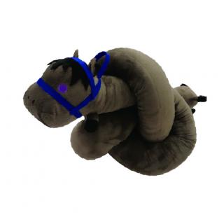 【D青毛】どうぶつむすび200競走馬