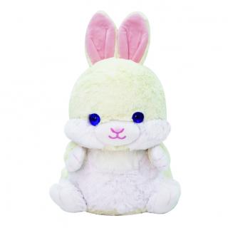 【Bホワイト】ぴゅあにまるBIGぬいぐるみ　ピュアラビット