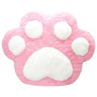 【Bピンク】もふもふ肉球ハンドインクッション