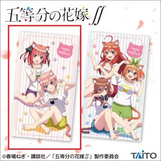 【五等分の花嫁】【A一花&二乃】五等分の花嫁∬　描き下ろしマルチクロス
