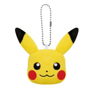 【ポケットモンスター】【Aピカチュウ】ポケットモンスター ボールチェーン付きフェイスぬいぐるみvol.2