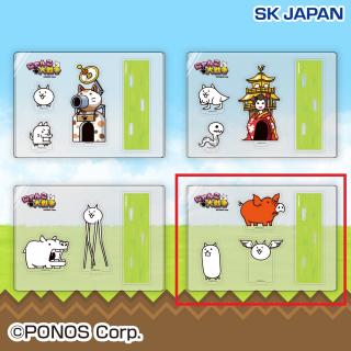 【にゃんこ大戦争】【Dタンクネコ&ネコノトリ&ブタヤロウ】にゃんこ大戦争アクリルスタンドセット1～日本編京都府～
