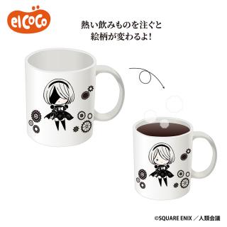 【NieRシリーズ】【A:2B】NieR:Automata 感温マグカップ