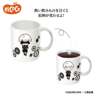 【NieRシリーズ】【B:9S】NieR:Automata 感温マグカップ