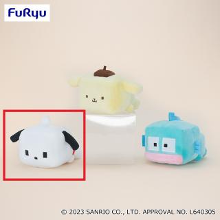 【サンリオ】【Aポチャッコ】サンリオキャラクターズ きゅびふわねそべりぬいぐるみ②