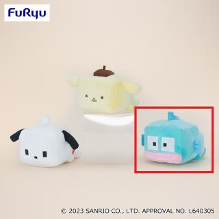 【サンリオ】【Cハンギョドン】サンリオキャラクターズ きゅびふわねそべりぬいぐるみ②