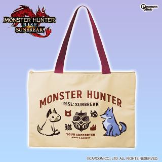 【モンスターハンター】【A:アイルー&ガルク】モンスターハンターライズ:サンブレイク トートバッグ