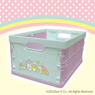 【すみっコぐらし】【Aミント＆パープル】すみっコぐらし 収納コンテナ(S)