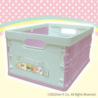 【すみっコぐらし】【Aミント&パープル】すみっコぐらし 収納コンテナ(M)