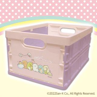 【すみっコぐらし】【Bパープル&ピンク】すみっコぐらし 収納コンテナ(M)