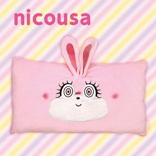 【nicousa】【Aモモル(ピンク)】nicousa もちもちスクエアクッション