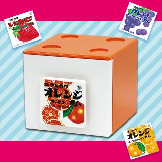 【コラボプライズ】【Bオレンジ】マルカワフーセンガム スタッキングチェスト