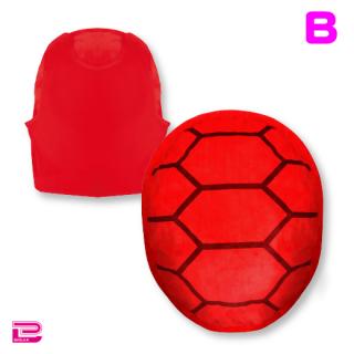 【Bあかかめ】かめの甲羅クッション