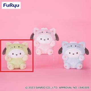 【サンリオ】【Aグリーン】ポチャッコ にゃんころりんぬいぐるみ～ポチャッコ～