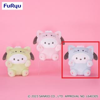 【サンリオ】【Cブルー】ポチャッコ にゃんころりんぬいぐるみ～ポチャッコ～