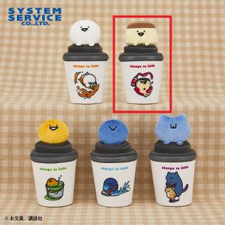 【お文具といっしょ】【Bプリンさん】お文具といっしょ コーヒーカップぬいぐるみポーチ