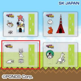 【にゃんこ大戦争】【Cもねこ&ワニック】にゃんこ大戦争アクリルスタンドセット2～日本編東京都～