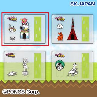 【にゃんこ大戦争】【A勇者ネコ&例のヤツ】にゃんこ大戦争アクリルスタンドセット2～日本編東京都～