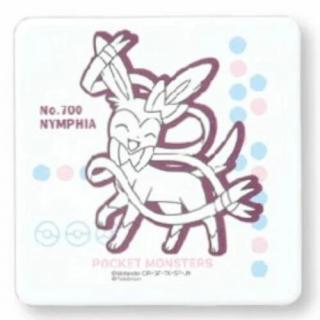 【ポケットモンスター】【Fニンフィア】ポケモン 陶製吸水コースター角型