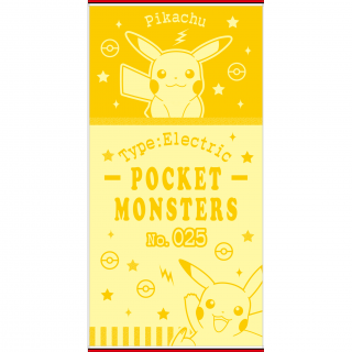 【ポケットモンスター】【Aピカチュウ】ポケモン ジャガードフェイスタオルPart.1