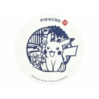 【ポケットモンスター】【Aピカチュウ】ポケモン 陶製吸水コースター和柄